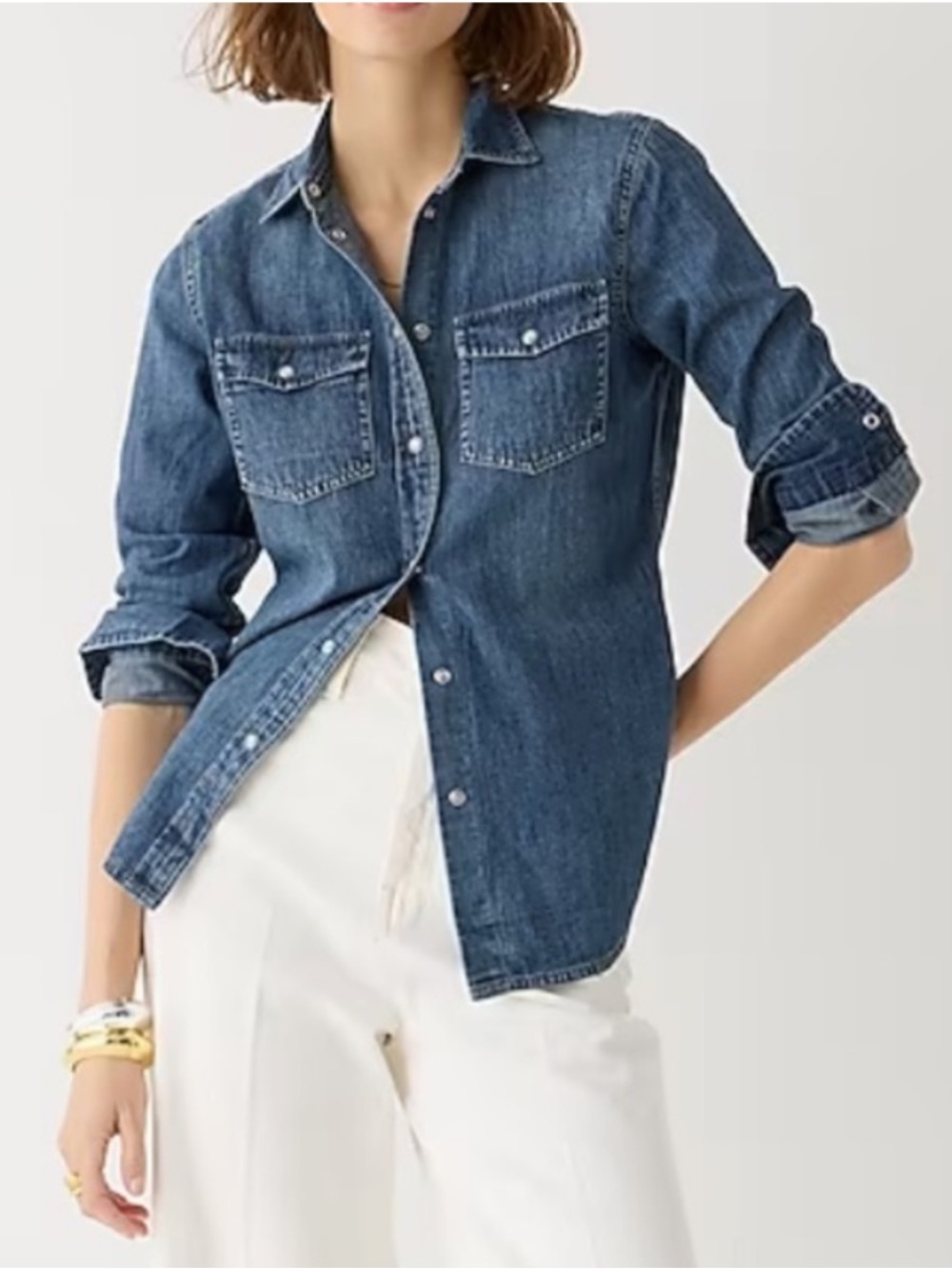J. Crew Slim-Fit Chambray Shirt